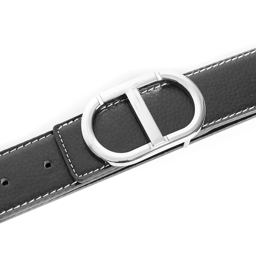 2025 Top Luxury Designer Brand Pin T Buckle Belt Men High Quality Women Genuine Real Leather Dress Strap for Jeans Waistband