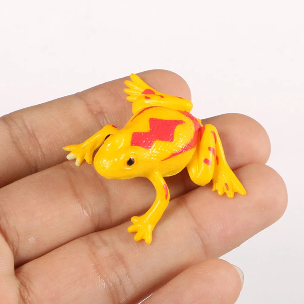 24 Pcs Ornament Decor Toy Model Solid Party Pvc Child Animal Display Models Amphibian