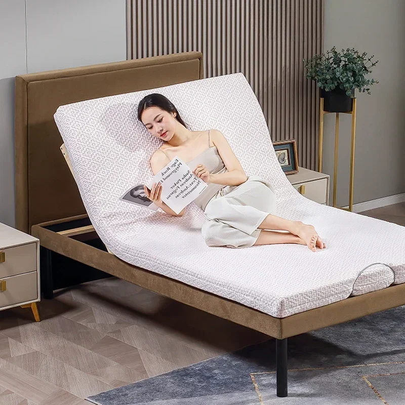 Old People Multifunction Beds Bedframe Adjustable Electric Recovery Beds Comfortable Queen Bedroom Furniture Opklapbedden LLB
