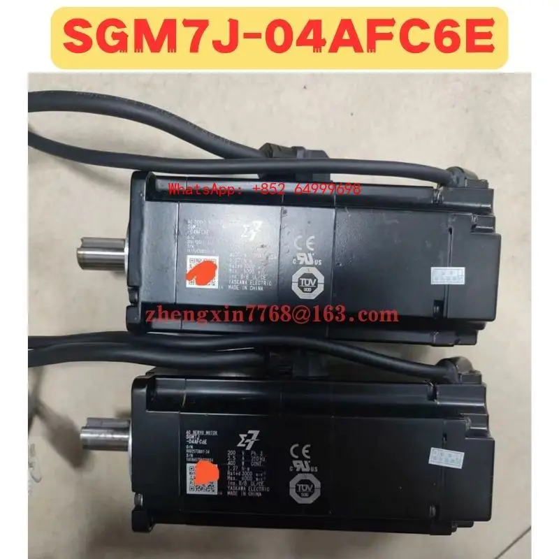 

Used Servo Motor SGM7J-04AFC6E SGM7J 04AFC6E Normal Function Tested OK