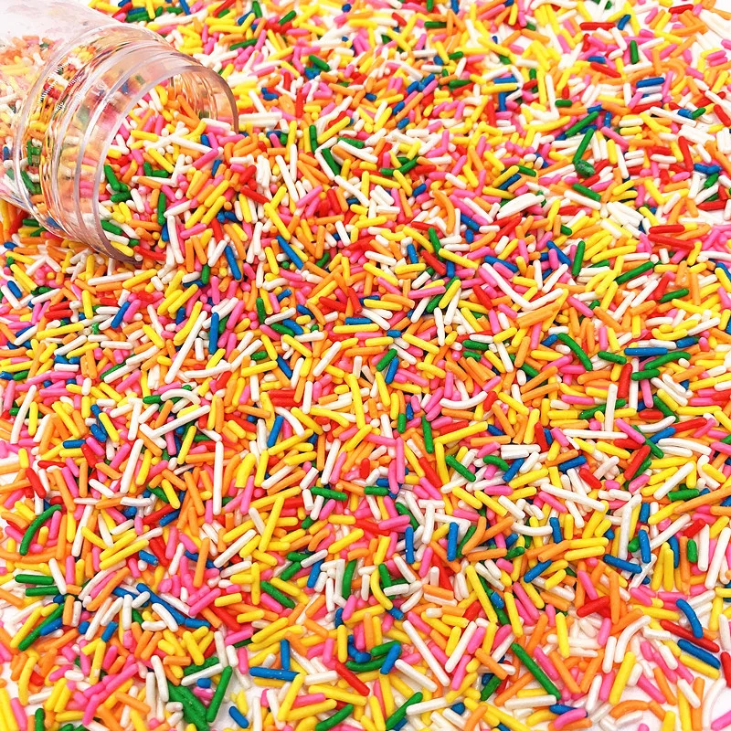 رشات كعكة قوس قزح الملونة آلة صنع إبرة السكر الأسمدة الغذاء الضغط المحبب لتزيين الكعكة