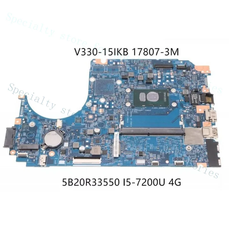 

Материнская плата A+ для Lenovo V330-15IKB LV315KB MB 17807-3M с процессором I5-7200U и 4 ГБ ОЗУ