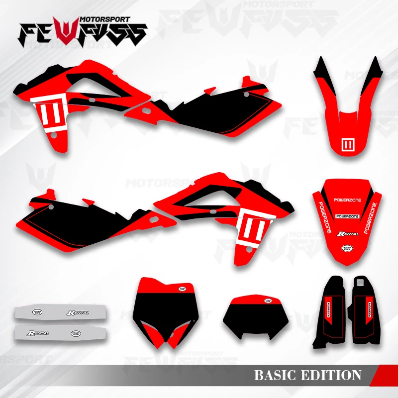 

Fewfuss Graphics Decals Stickers Motorcycle Background Custom For Husqvarna 2005 2006 2007 TC TE WR 003