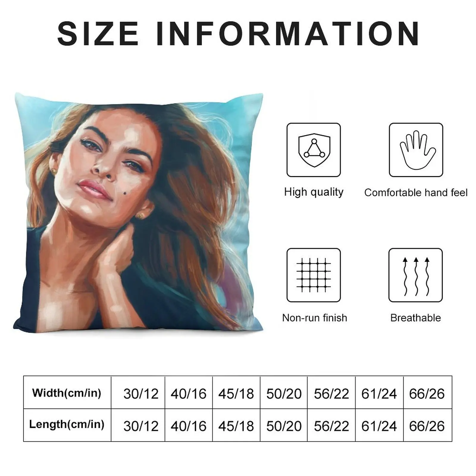 Eva Mendes- Sky Throw Pillow christmas decorations 2025 Cushion Cover Set Decorative Cushions For Living Room pillow