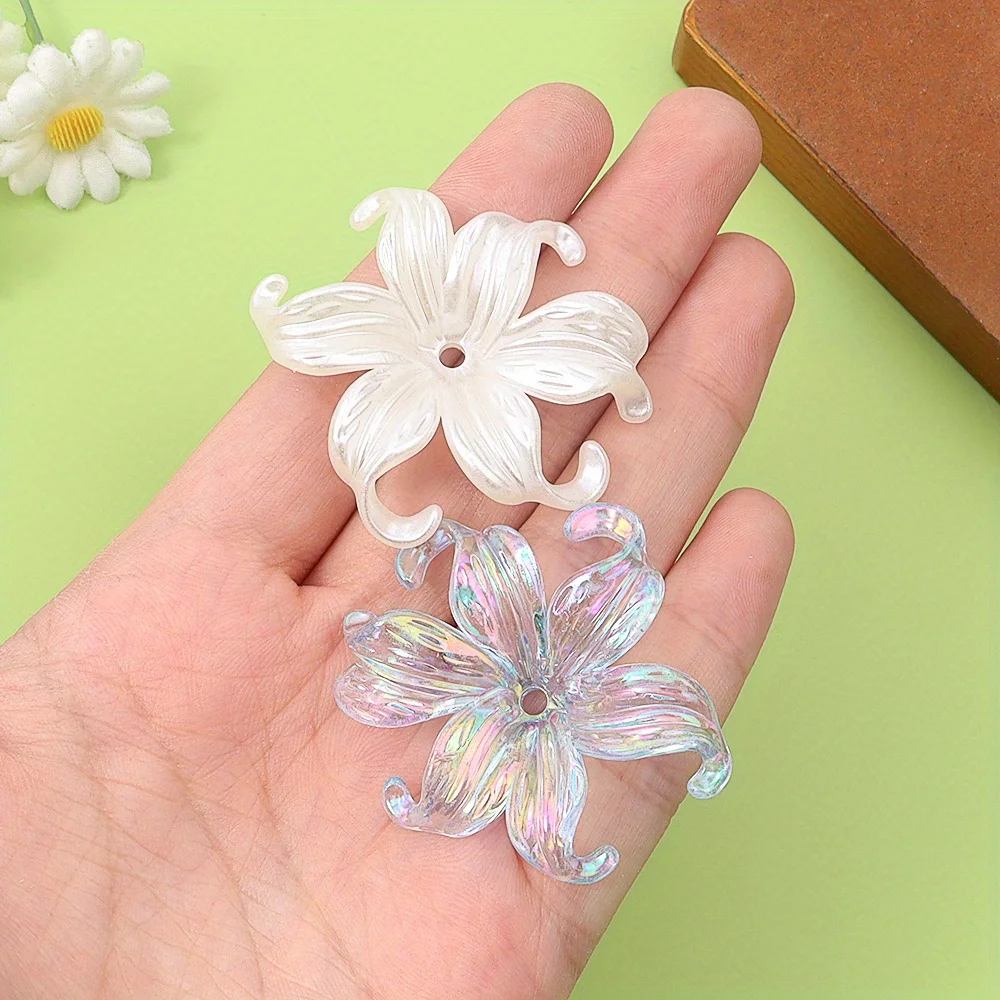 3/12/22pcs Multi-color Flower Shapes Beads & Bead Assortments, Used for DIY Bracelets, Necklaces, Decorative Accessories