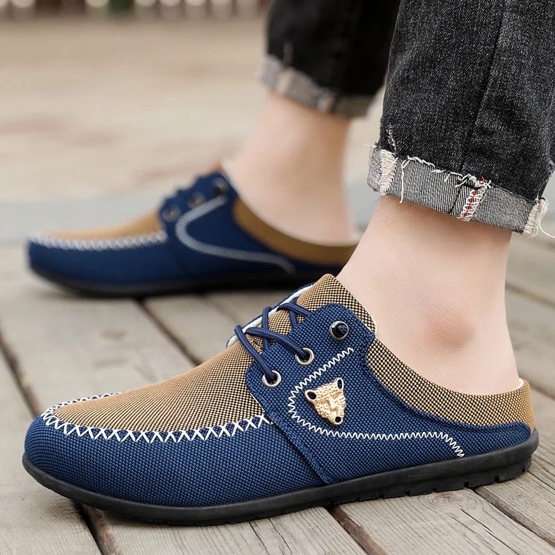 1 Paar Herren-Hausschuhe, Sportsandalen, Freizeitkleidung, große Größe, bequem, leicht und atmungsaktiv, Outdoor-Sport – Detail 2