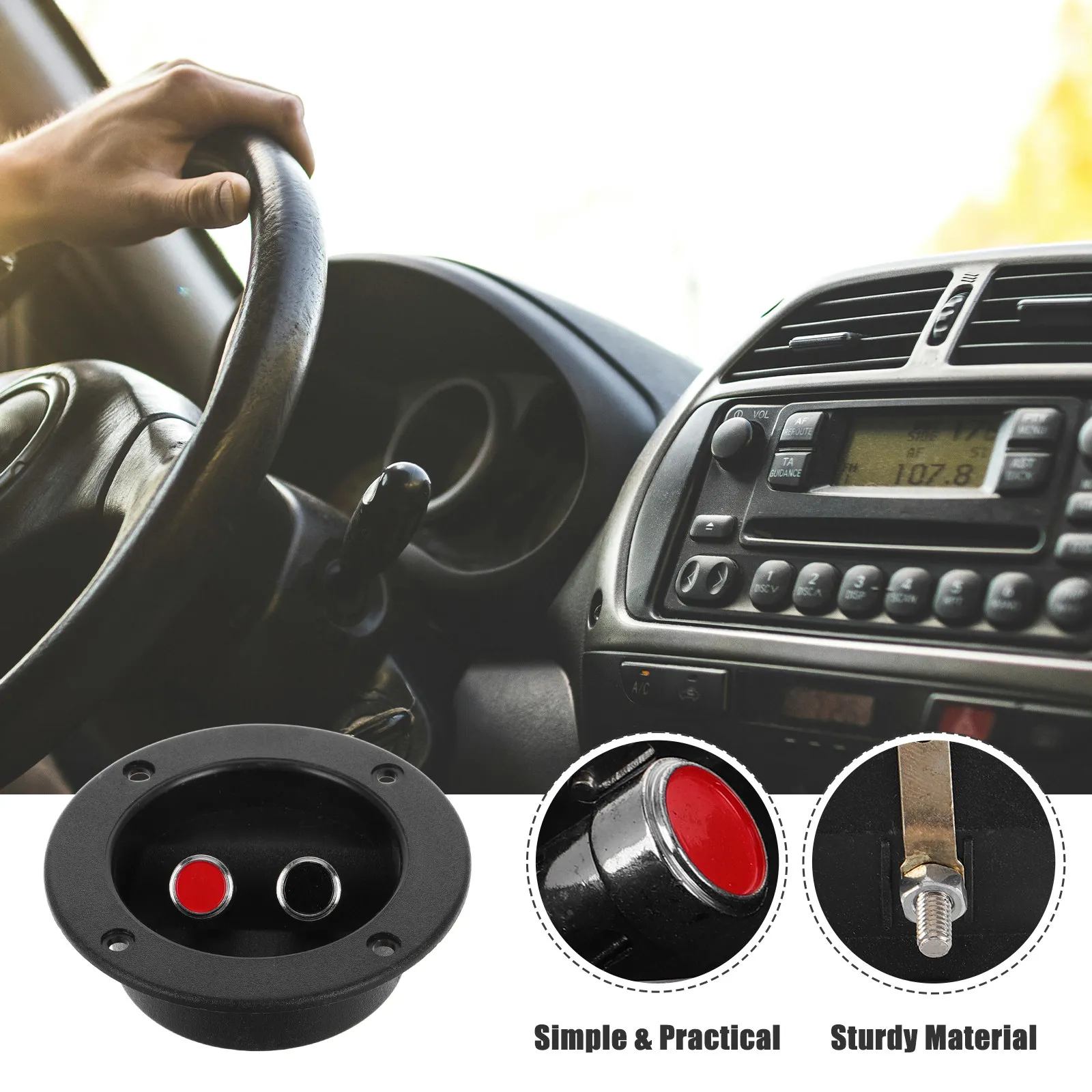 Heavy Duty Speaker Terminal Cup with Double Binding Posts for Car Audio Subwoofer Enclosure Easy Installation Enhanced Bass