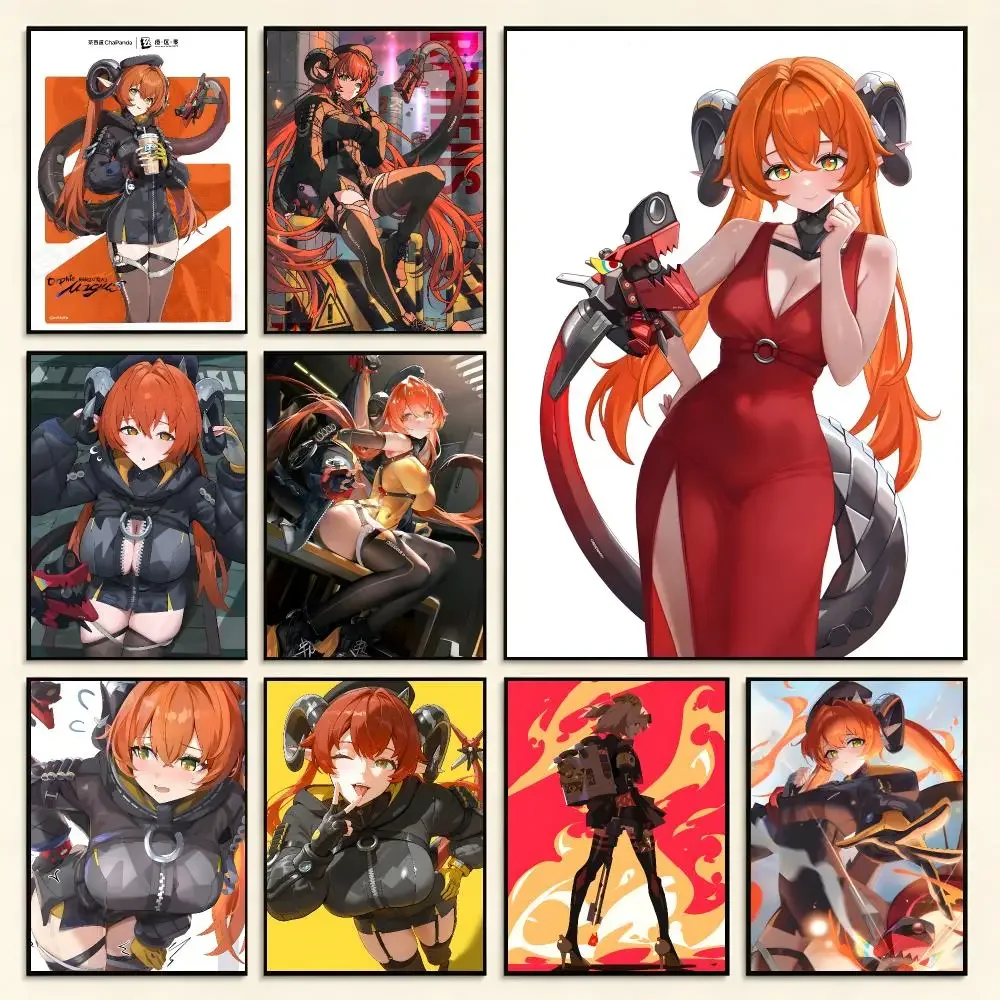 Game Character Honkai Star Rail Orphie Magnusson Poster Digital Solvent Print Waterproof PP Fade-Resistant Wall Art Room Decor