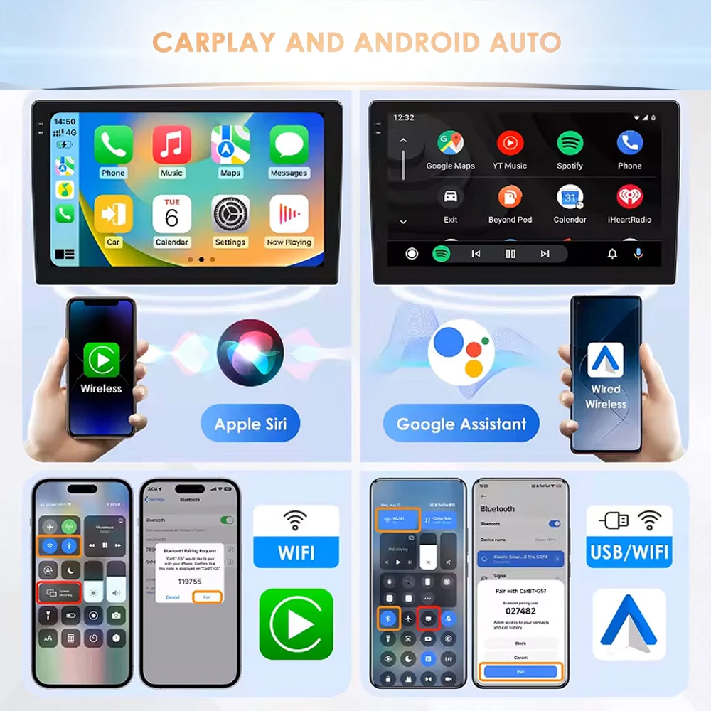 for Audi A4 S4 B6 B7 RS4 8E 8H 8F B9 Seat Exeo 2002-2008 Android 17 Auto Car Radio Carplay CAR GPS Navigation Multimedia Player