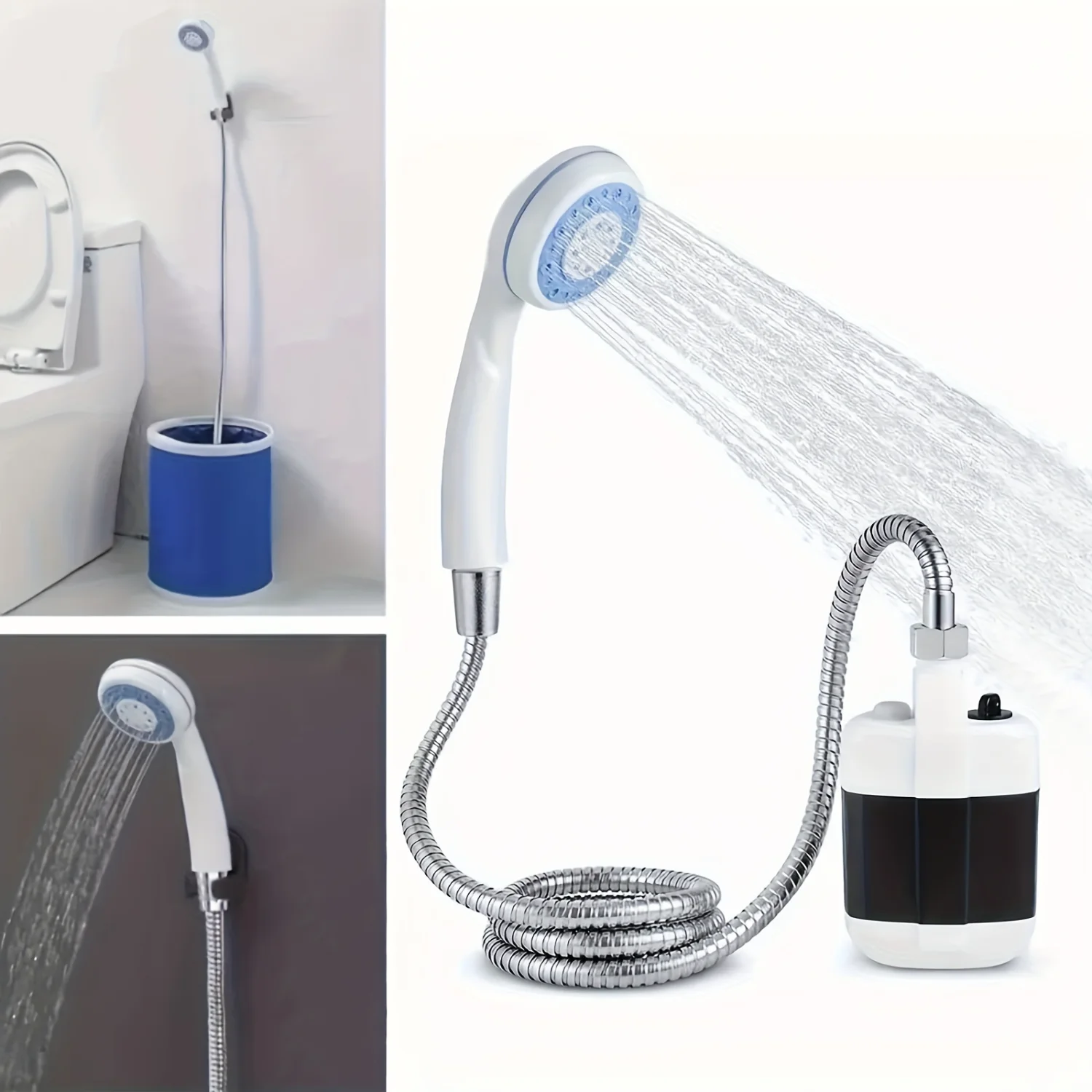 

Multifunctional Portable Shower System – Easy USB Charging, Durable & Water-Efficient – Ideal for Camping, Travel, Car Washi