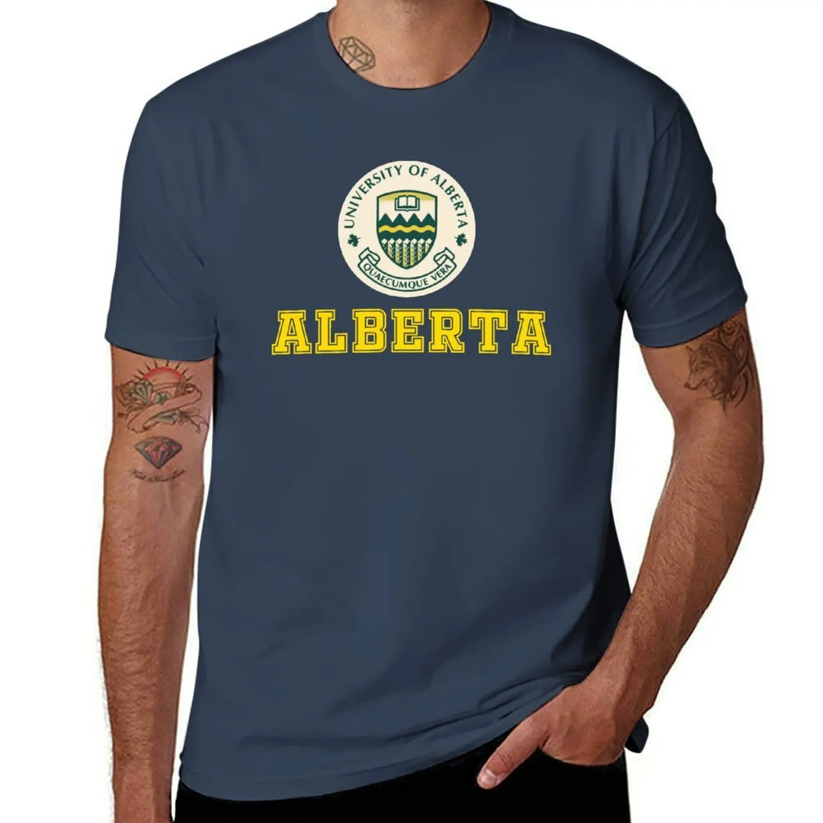 

of University Alberta T-Shirt Fashion Pattern Printed Tee Shirt