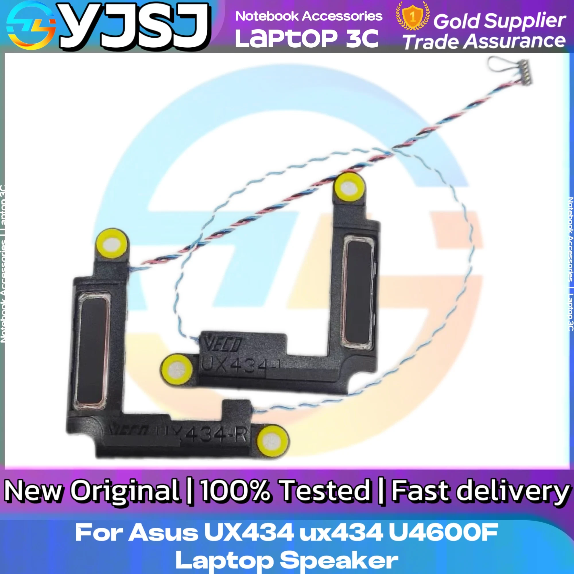 مكبر صوت أصلي جديد للكمبيوتر المحمول Asus U4600F UX434 ux434 مكبر صوت مدمج