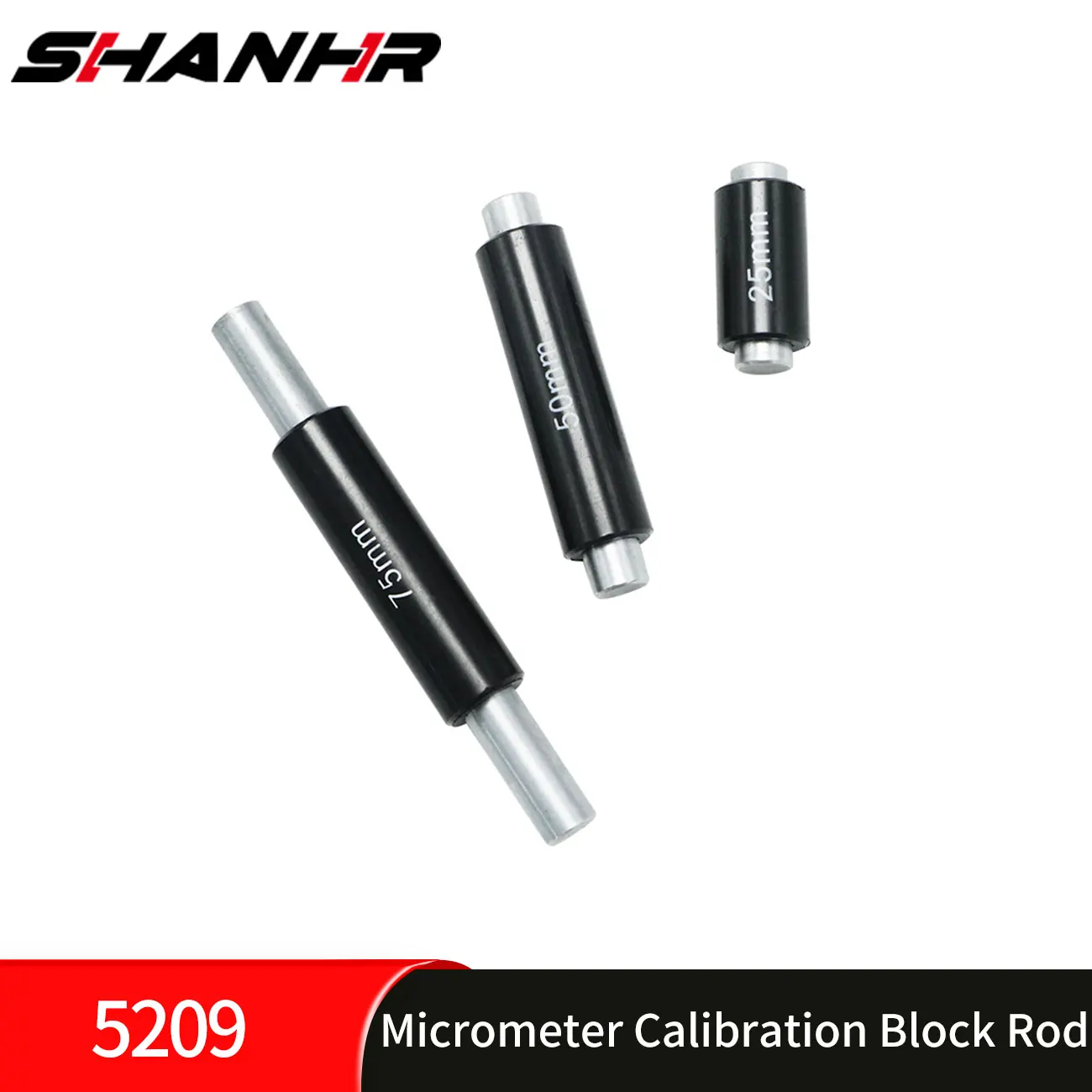 

SHANHR 25mm 50mm 75mm Caliper Micrometer Inner Diameter Outer Diameter Calibration Block Rod Bar Gauge Bar Ring Gauge
