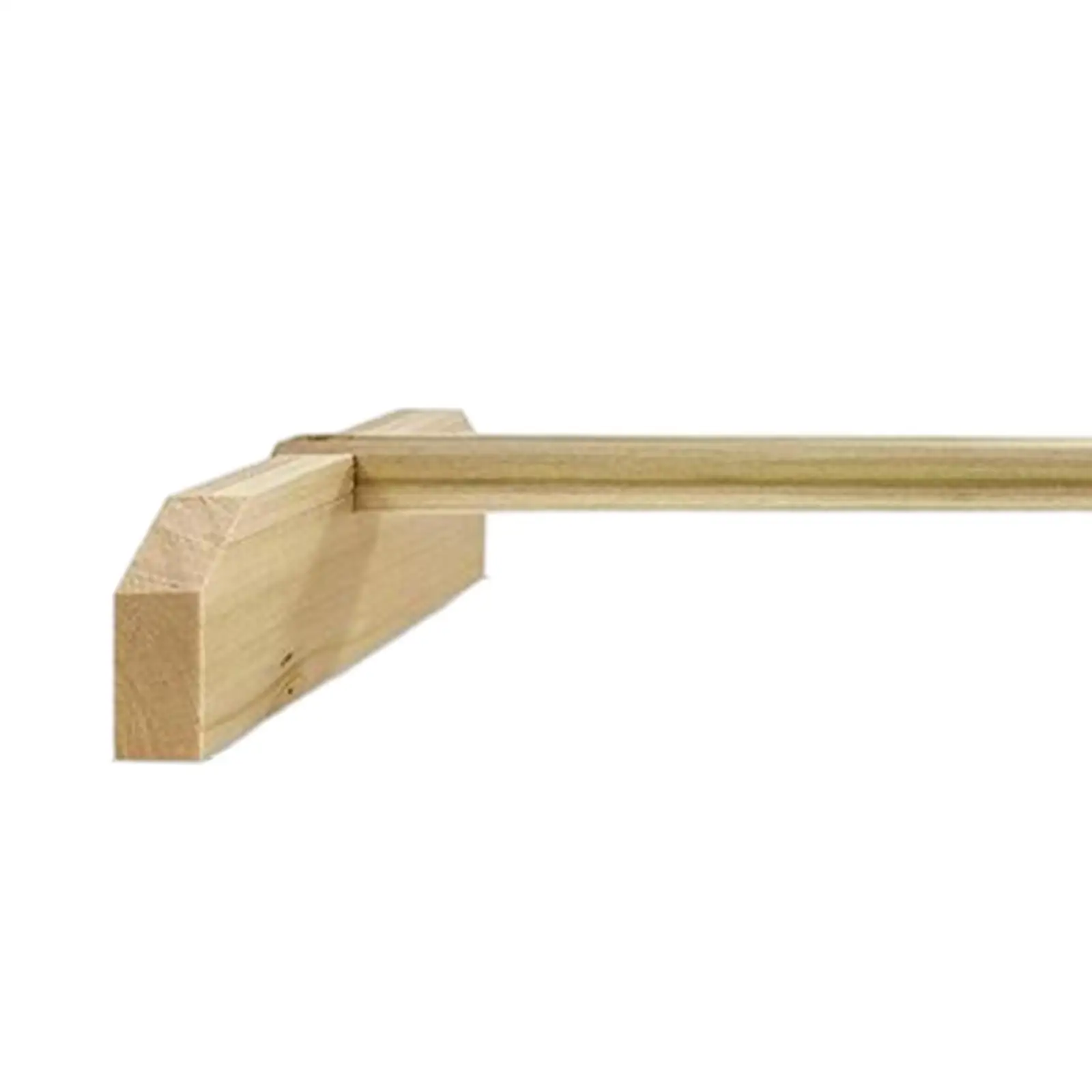 Polished Wood Bird Perch Stand for Chickens Ducks Parrots Training Toy Roosting Bar Platform for Coop Cage Aviary Garden