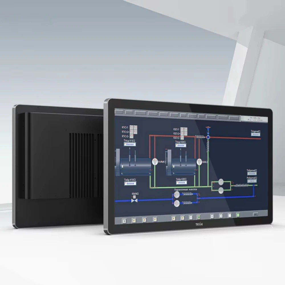 

i5 1235U 12-й 4 ГБ 128 ГБ 21,5-дюймовый промышленный ПК с сенсорной панелью Универсальный компьютер с сенсорным экраном и двойной сетью 2,5 ГБ hd-mi