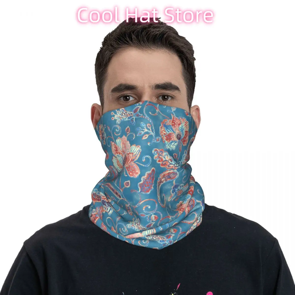 Baroque Art Scarf Neckerchief Neck Face Mask Polyester
