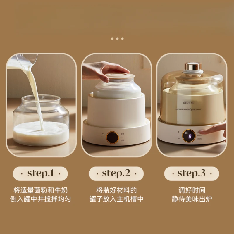 Joghurtmaschine Haushalt kleine automatische Joghurtfermentationsmaschine Natto Süßreis Wein konstante Temperatur Kochmaschine