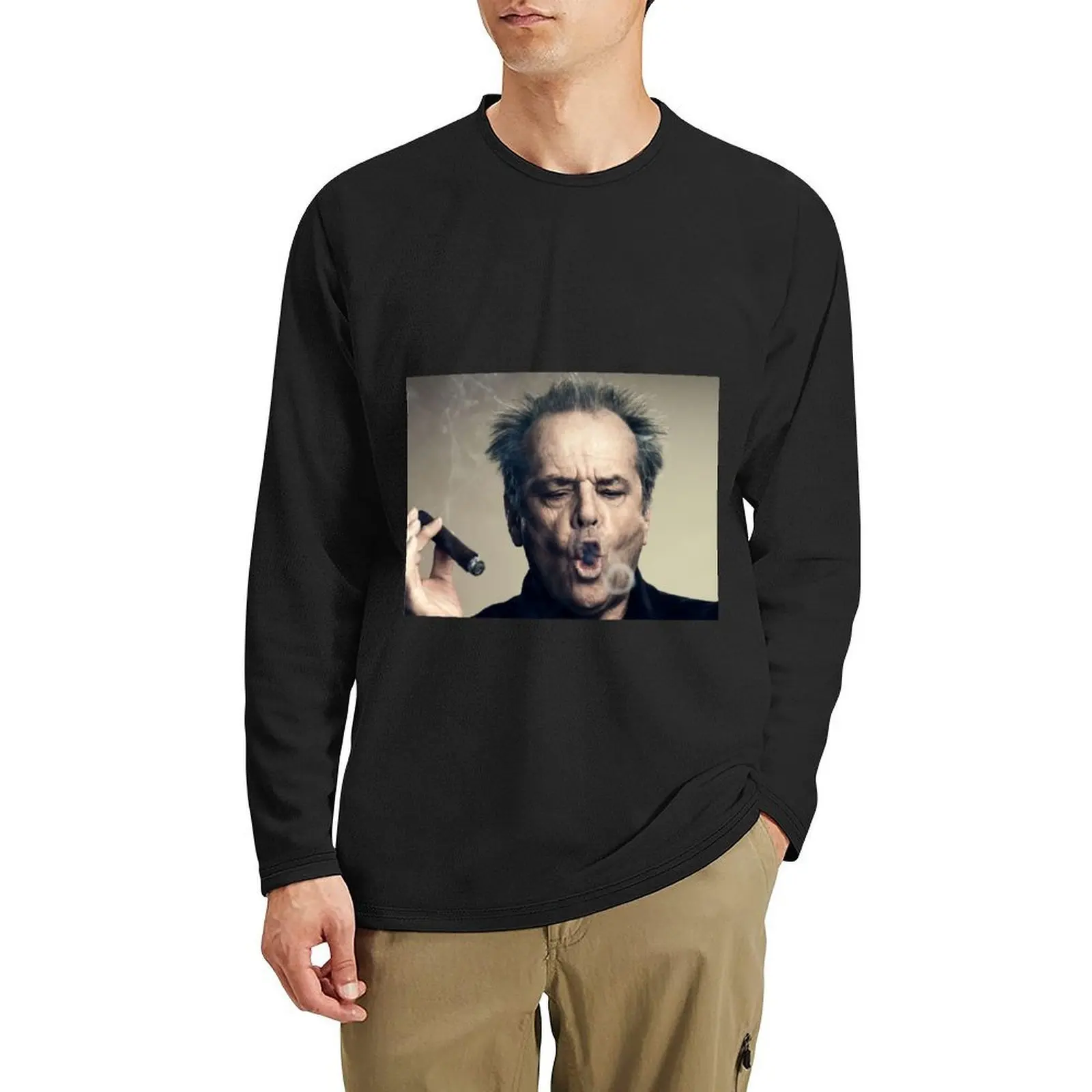 

Jack style Long T-Shirt man clothes new edition t shirt shirts graphic tees Aesthetic clothing Men's cotton t-shirt