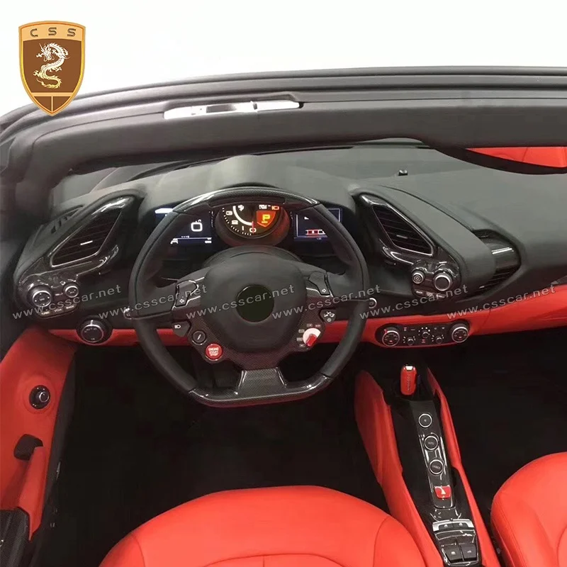 Top Quality Car Carbon Accessories Interior For Ferrari 488