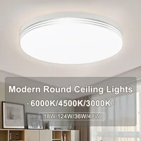 Round LED Ceiling Light Simple Square Ceiling Lights Modern Kitchen Ceiling Lighting Fixture Led Panel Lamp for Balcony Corridor