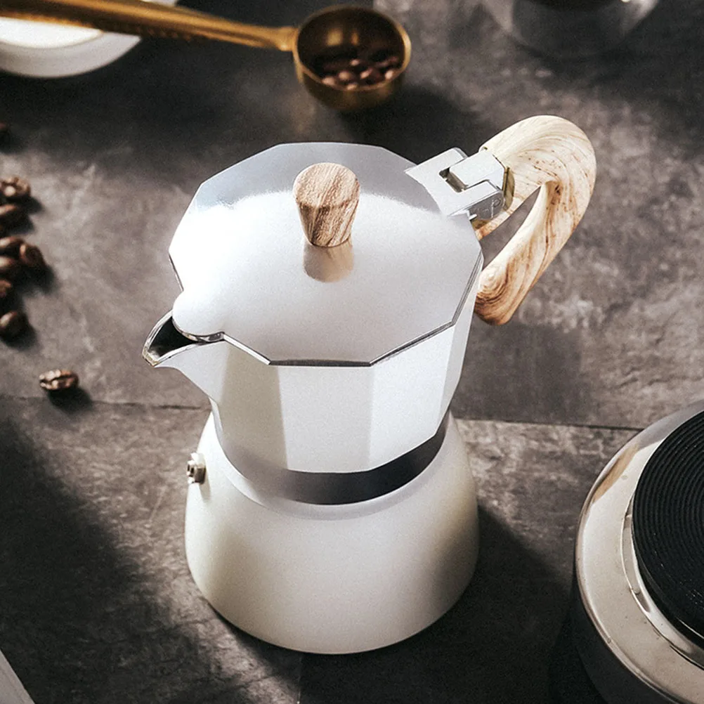 

Portable Coffee Aluminum Mocha Pot Coffee Pot For Home for Home Kitchen Office Tea House Shop Drip Brewer Safe H