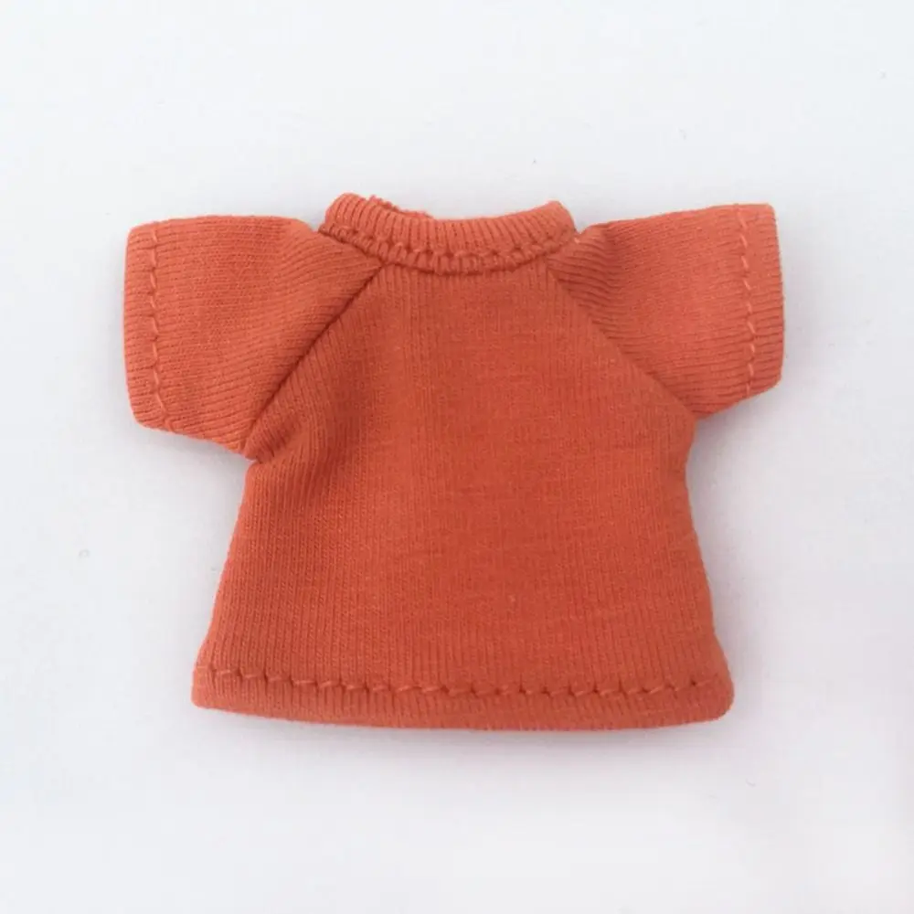 衣装半袖人形 Tシャツ複数の色漫画綿の服かわいい手作りドレスアップ