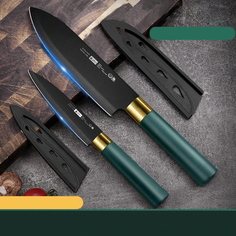 Two-piece Set Knife Forged Kitchen Knife Sharp Household Suitable for Cutting Meat and Vegetables Kitchen Tool Fruit Knife Set