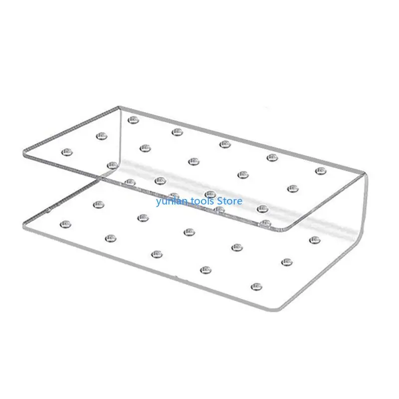 50 Clear Acrylic Lollipop Support 15 Trou Durable Candy Support Contisers For