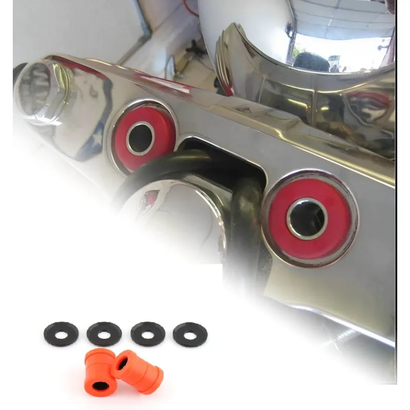 Motorcycle Heavy Duty Handlebar Riser Bushing For Sportster Softail Dyna 73-17 Handle Bar Polyurethane Bushings-N30R