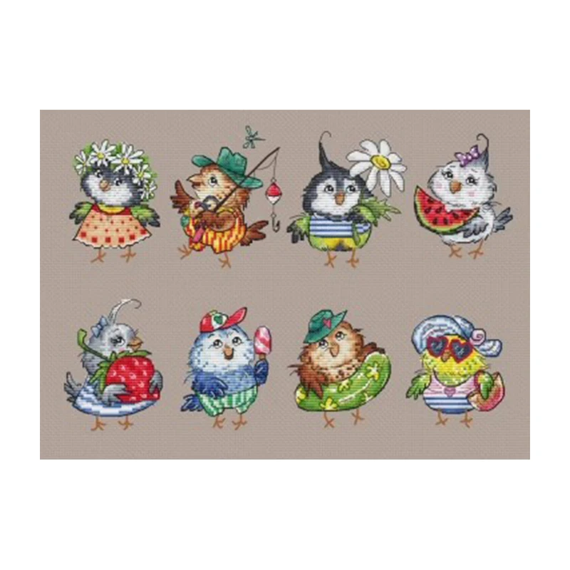 8155 Kit punto croce Stich punto croce Set punto croce fai da te ricamo natalizio Kit completo ago cucito arti e mestieri