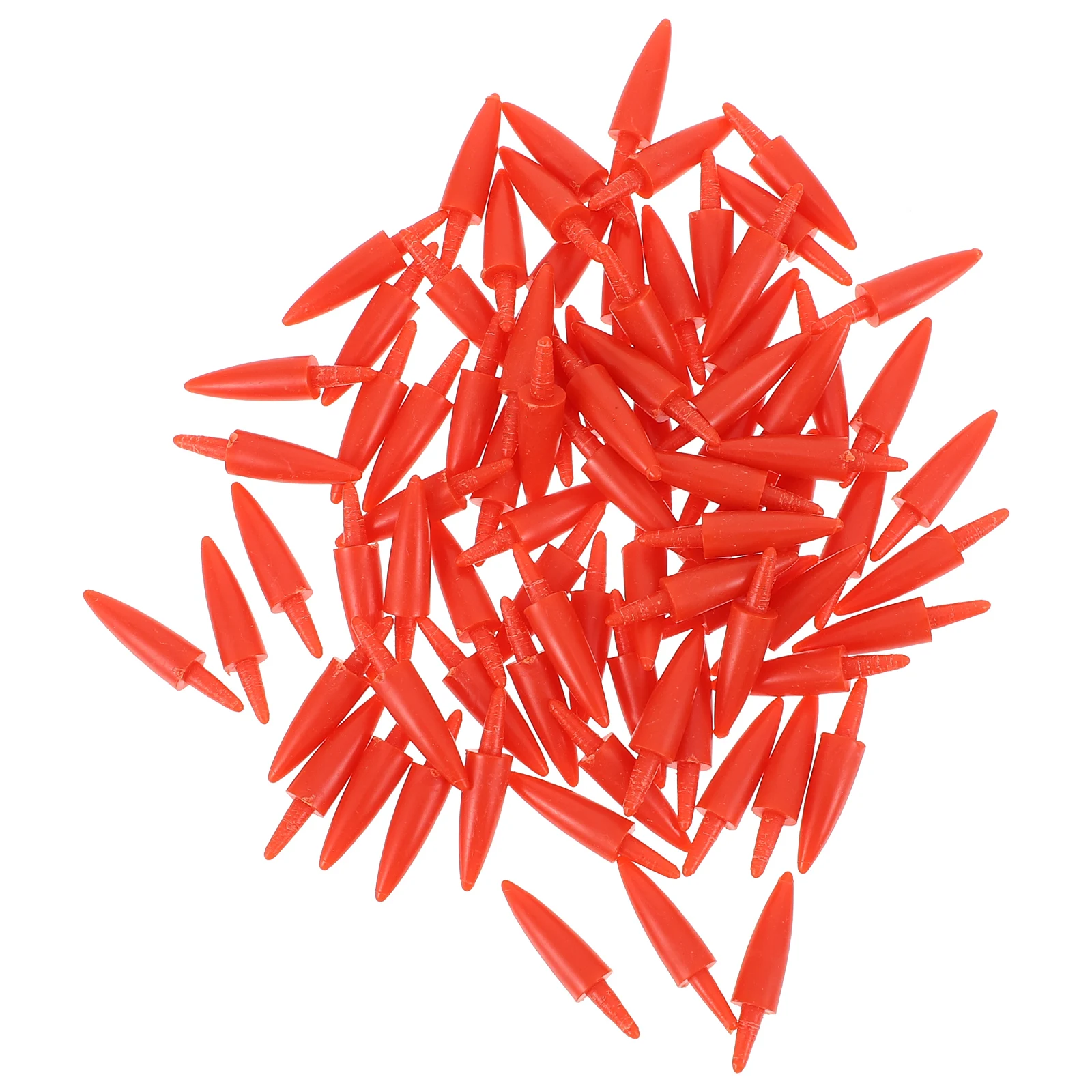 

300pcs Santa Claus Nose Diy Plastic Red Snowman Noses For Making Sewing Crafts Durable Sturdy Cartoon Snowman Diy Noses