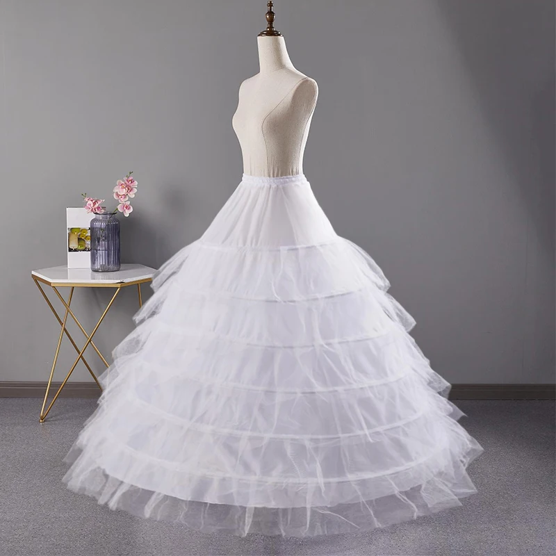 women's petticoats for dresses White skirt Wedding dress petticoat Long skirt  underskirt under the dress luxury elegant skirts