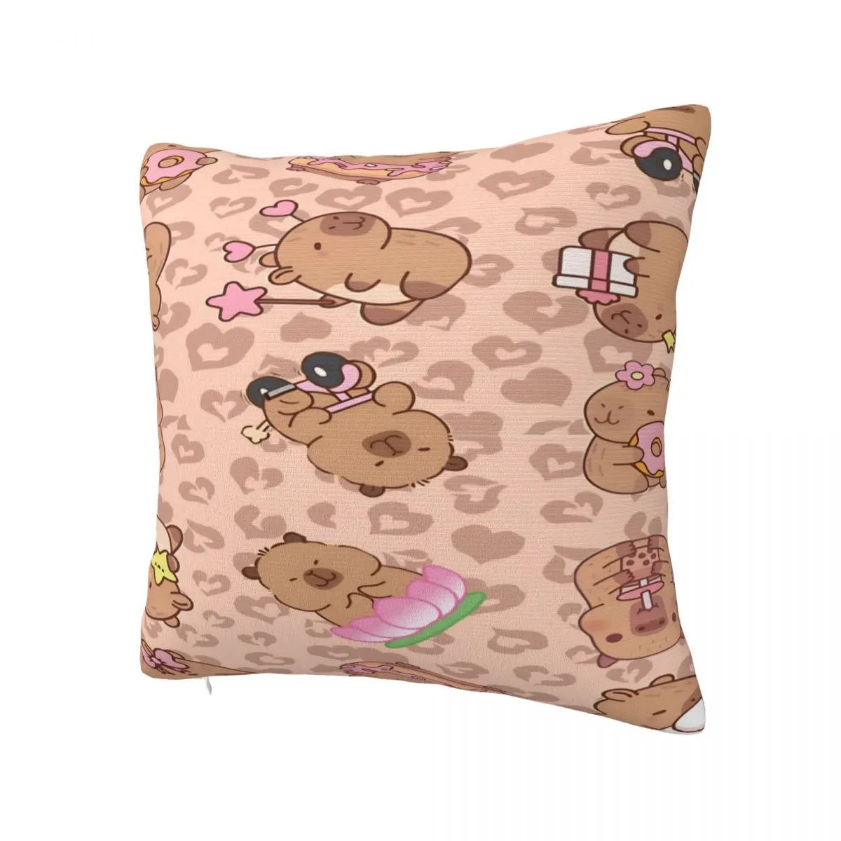 كابيبارا الكرتون كيس وسادة غطاء وسادة الجدة لينة غطاء وسادة مطبوعة سادات ل أريكة غرفة نوم ديكور المنزل