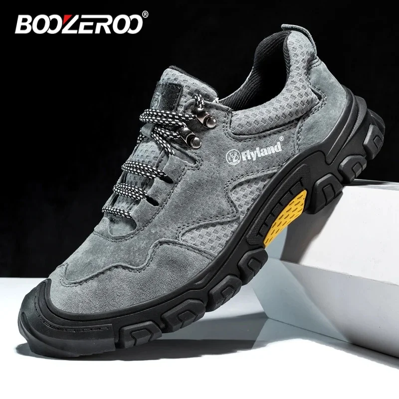 BOOZEROO Fashion Sneaker for Men Outdoor Walking  Sneakers Breathable Male Shoes