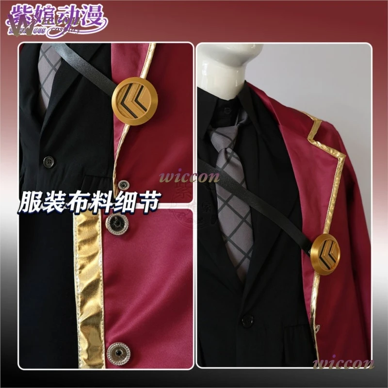Game Limbus Company Thumb Soldier Boris Cosplay Costume Outfit Coat Pants Full Set Halloween Carnival Men Cosplay Clothes - view 6