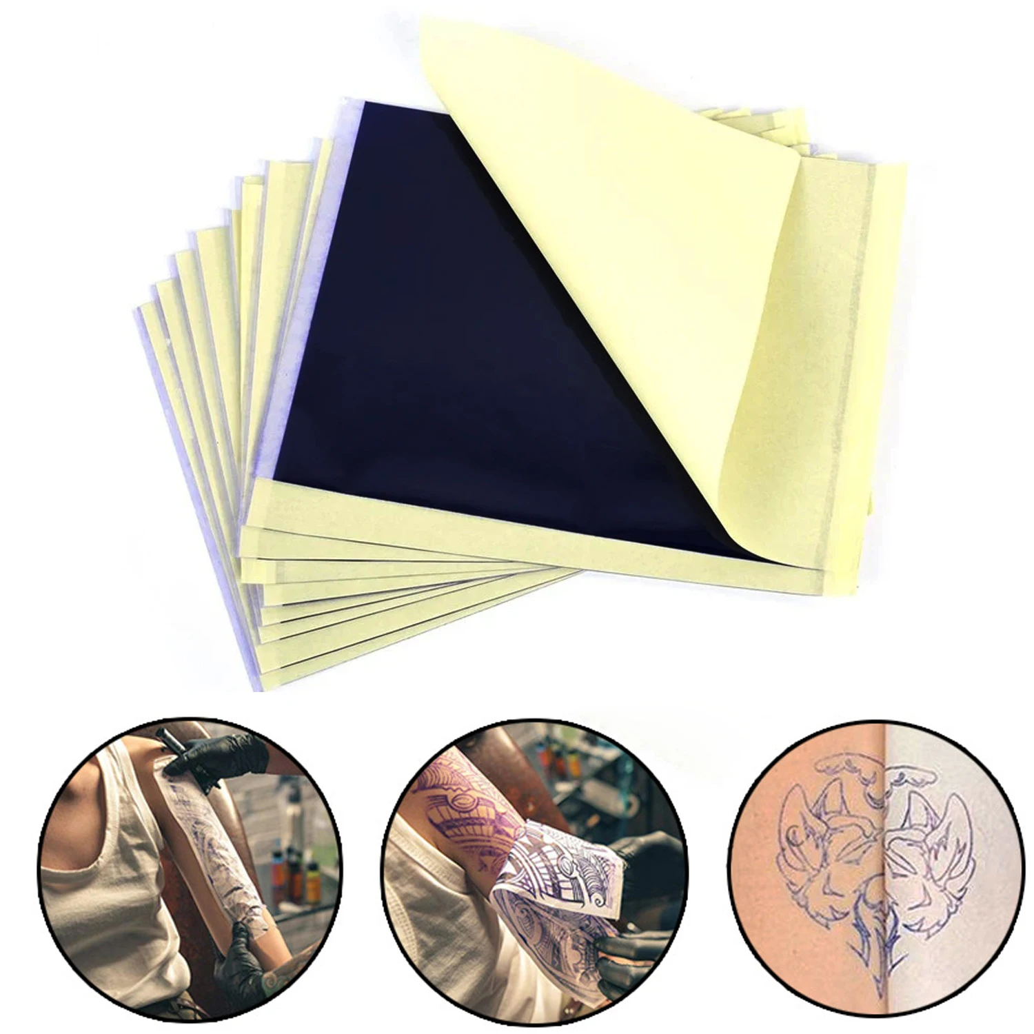 5/10pcs Tattoo Transfer Paper Master Classic 4 Layers Freehand Tattoo Transfer Machine Thermal Copier High Quality Stencil