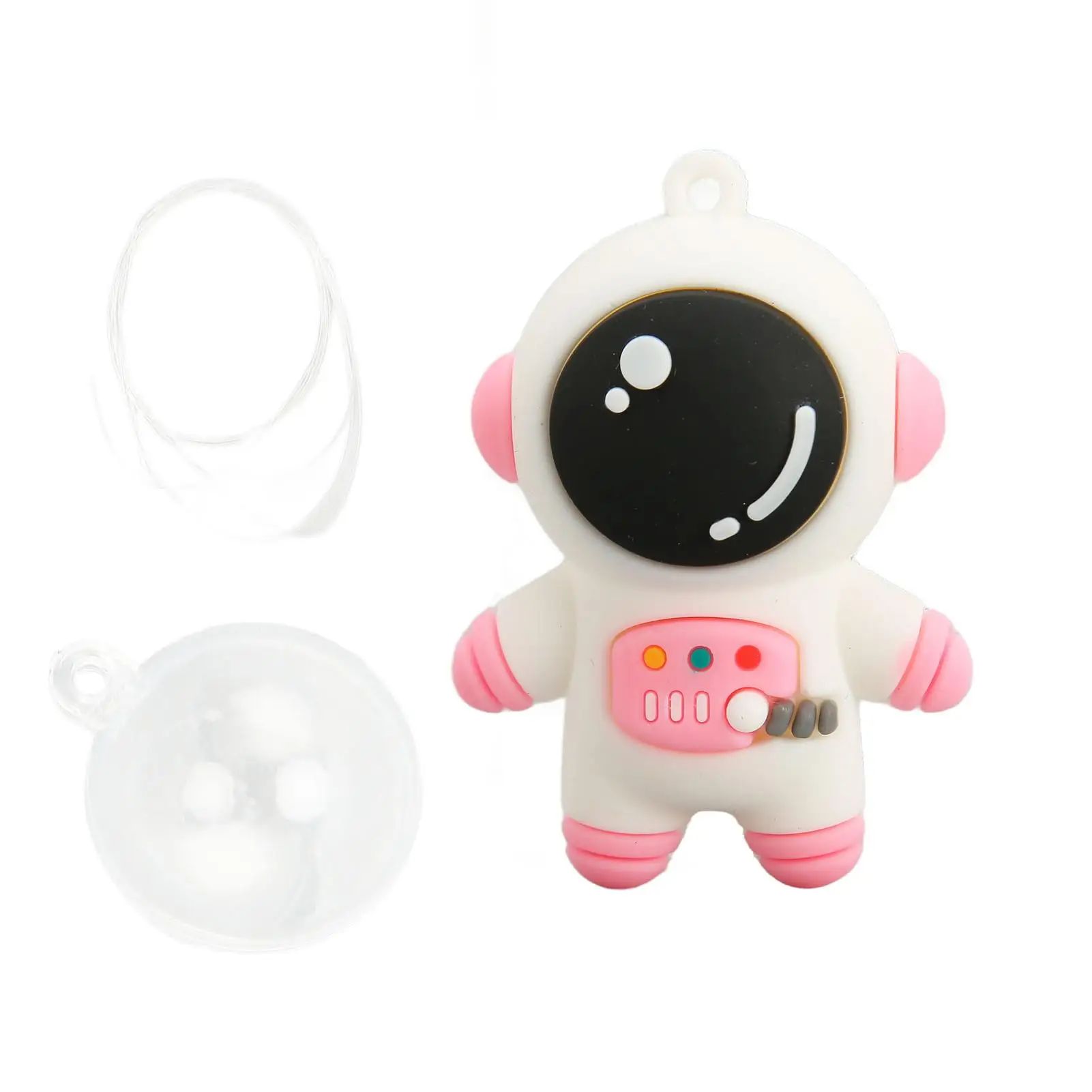 

Adorable Astronaut for fish Tank Ornament with Floating Ball - Space-themed Aquarium Decoration