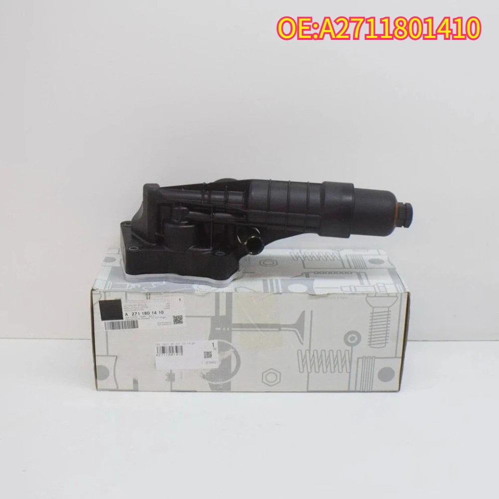 

High quality New For A2711801410 Oil Filter Housing Radiator For Mercedes Benz M271 Engine W204 W212 C E Class 2711801410