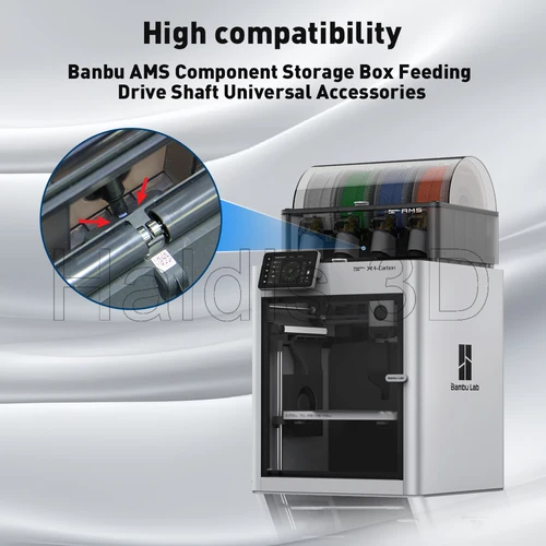 Imagen 2 del producto Kit de mantenimiento interno para Bambu Lab AMS, embudo de alimentación, montaje de eje de soporte activo, tubo de PTFE, pieza de impresora 3D