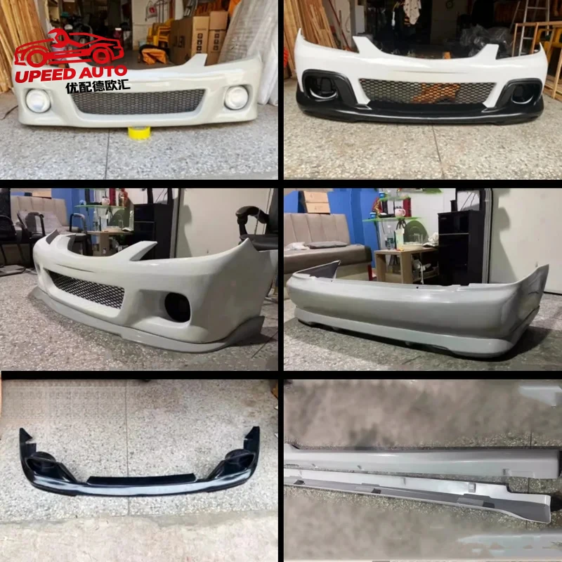 

Suitable for Unpainted Front Rear Bumper Side Skirt Spoiler Mazda 323 Modified MPS Style Body Kit Car Accessories