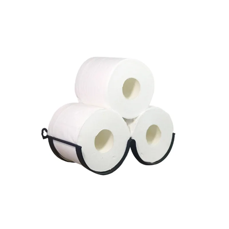 Creative Wave Cloud Wall‑Mounted Tissue Toilet Paper Holder Bathroom Kitchen Storage Rack Wall Decor Shelf Organizer
