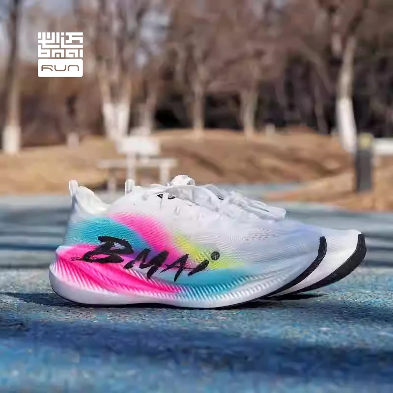 

BMAI 42KM Карбоновая пластина 70D Гоночные марафонские кроссовки для мужчин Дышащие амортизирующие мужские кроссовки Дизайнерская мужская спортивная обувь