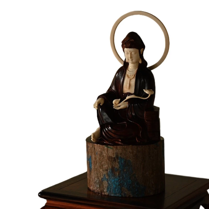 Guanyin Buddha Statue Cultural Play Collection Crafts