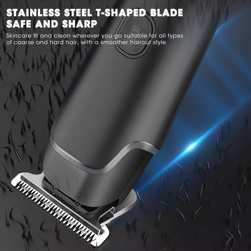 LCD digital display men's hair clipper hair salon engraving electric clipper USB hair clipper bald machine