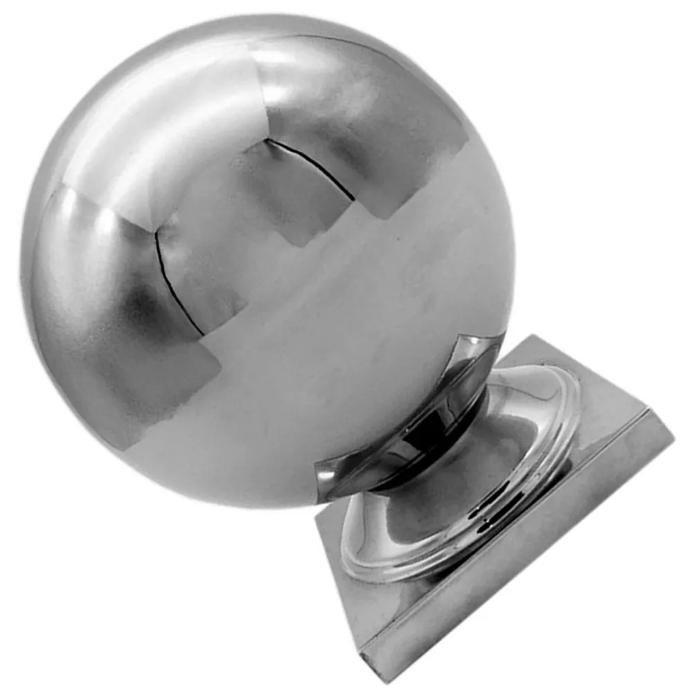 Stainless Steel Gazing Globe Ball Reflective Outdoor Garden Decor Hollow Mirror Sphere with Stand