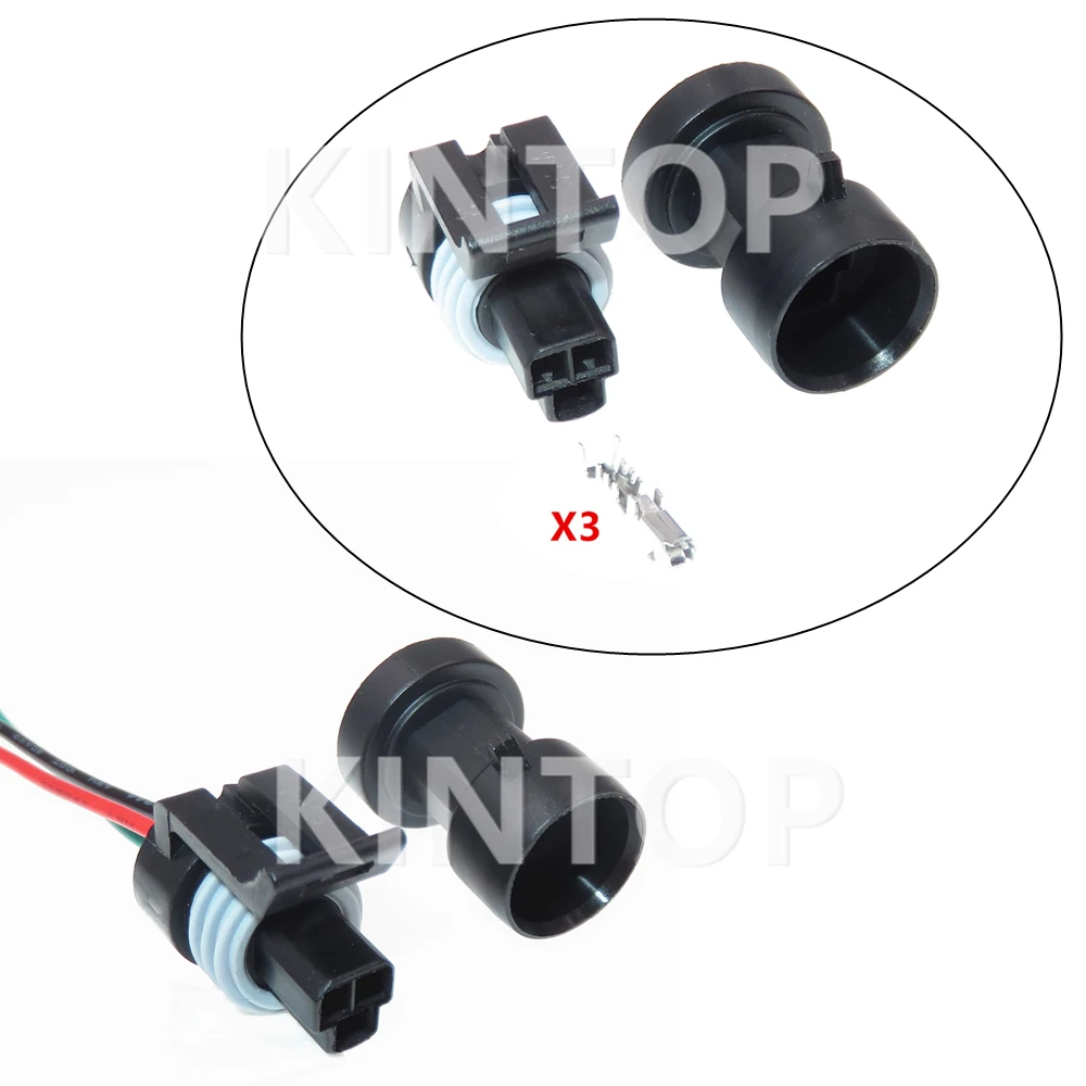 

1 Set 3 Pins Auto Throttle Sensor Waterproof Socket Starter With Wires 12110192 12065287 Car Electric Wiring Sealed Connector