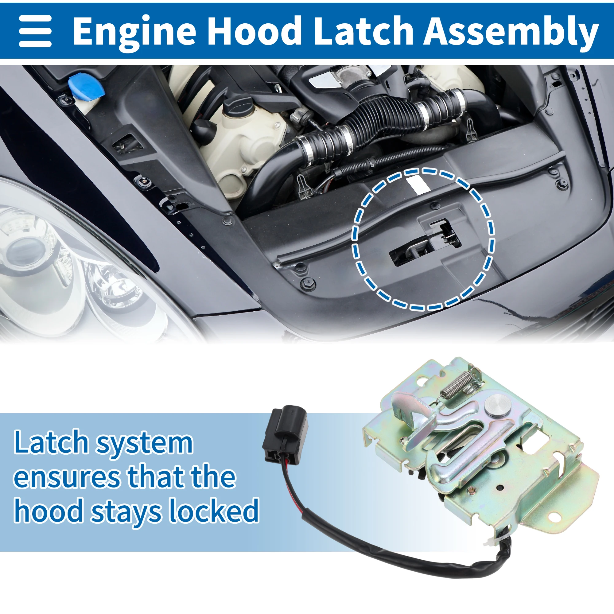 

Защелка капота UXCELL в сборе для MITSUBISHI OUTLANDER 2007-2012, No 5908A109, 1 шт.