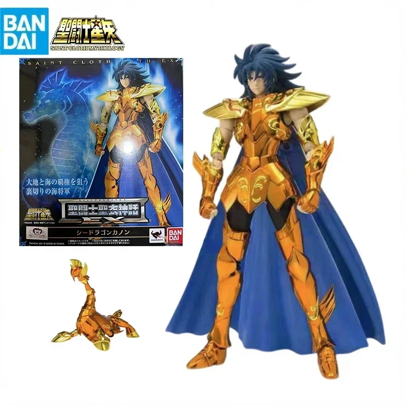 

In Stock Bandai Original Saint Seiya EX Saint Cloth Myth Sea Dragon Kirin Garon Movable Figure Toy Gift