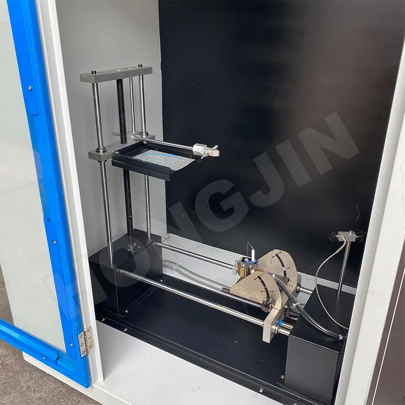 Hong Jin Touch Screen Electronic Components Plastic Needle Flame Combustion Flame Retardant Performance Testing Machine