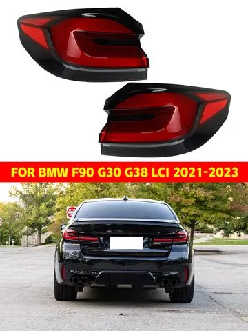 BMW G30 LCI G38 F90 M5 525i 530i 535i 540i 2021-2023 63218493811 63218493812 미등 LED 테일 라이트 외부 액세서리